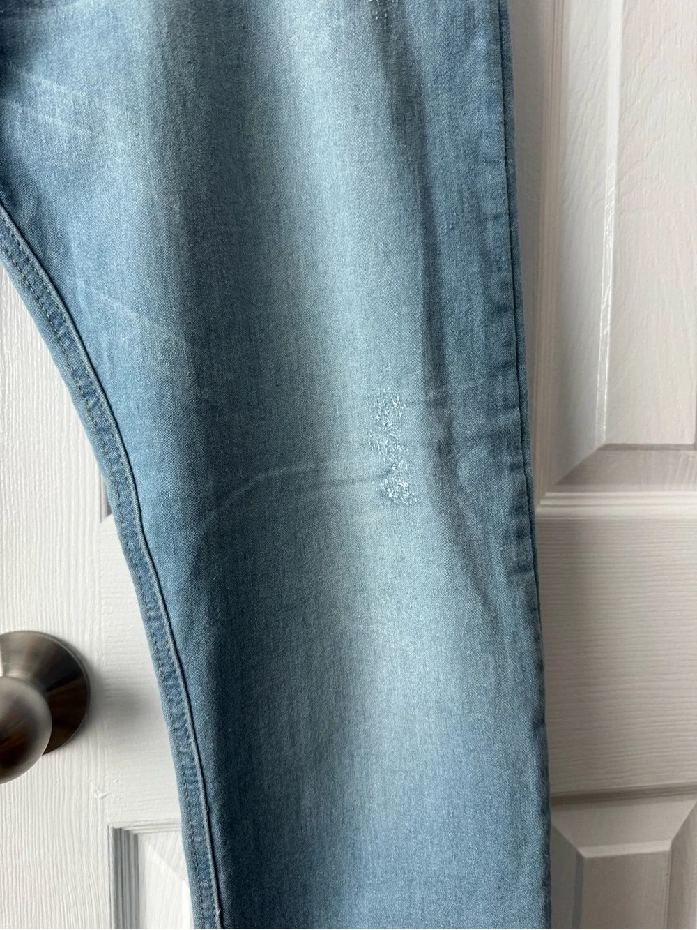 Diesel Light Blue Denim Jeans Straight Fit Cotton 38